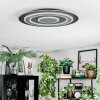 Lidor Plafondlamp LED Zwart, 1-licht