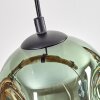 Ripoll Hanglamp, Kogellampje, Hanglamp Natuurlijke kleuren, Zwart, 5-lichts