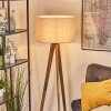Flemming Staande lamp Natuurlijke kleuren, Zwart, 1-licht