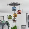 Koyoto Plafondlamp, Kogellampje Blauw, Chroom, Goud, Groen, Koperkleurig, Rookkleurig, 5-lichts