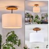 Bassagoda Plafondlamp Natuurlijke kleuren, Zwart, 1-licht