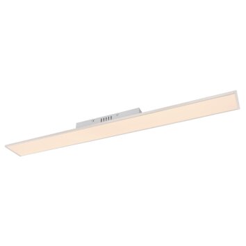 Globo MARDIS Plafondlamp LED Nikkel mat, 1-licht