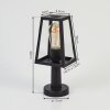 Juanico Sokkellamp Zwart, 1-licht