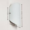 Teramo Muurlamp Wit, 1-licht