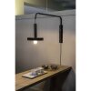 Faro Barcelona Whizz Muurlamp Zwart, 1-licht