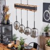 Pedreles Hanglamp Natuurlijke kleuren, Zwart, 4-lichts