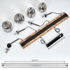 Pedreles Hanglamp Natuurlijke kleuren, Zwart, 4-lichts