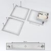 Marcus Plafondlamp LED Zilver, 1-licht