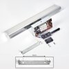 Morges Spiegellamp LED Chroom, Wit, 1-licht