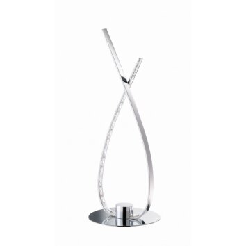 Reality MICKEY Tafellamp LED Chroom, 1-licht