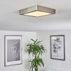 Finsrud Plafondlamp LED Nikkel mat, 1-licht