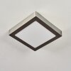 Finsrud Plafondlamp LED Nikkel mat, 1-licht