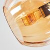 Koyoto Plafondlamp, Kogellampje 52 cm Amber, 5-lichts