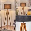 Flemming Staande lamp Natuurlijke kleuren, Zwart, 1-licht