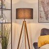 Flemming Staande lamp Natuurlijke kleuren, Zwart, 1-licht