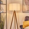 Flemming Staande lamp Natuurlijke kleuren, Zwart, 1-licht
