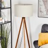 Flemming Staande lamp Natuurlijke kleuren, Zwart, 1-licht