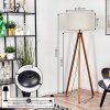 Flemming Staande lamp Natuurlijke kleuren, Zwart, 1-licht