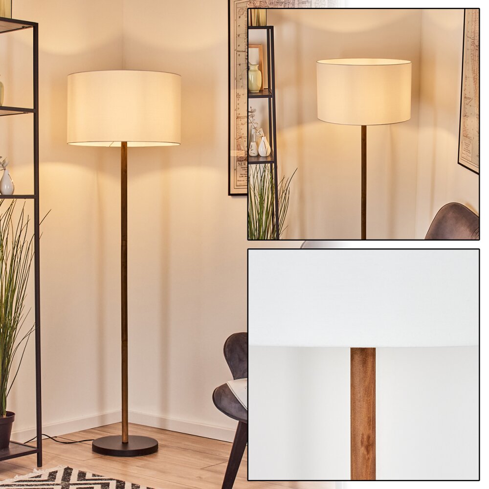 Flemming Staande lamp Natuurlijke kleuren, Zwart, 1-licht main product photo
