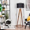 Flemming Staande lamp Natuurlijke kleuren, Zwart, 1-licht