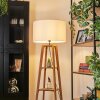 Flemming Staande lamp Natuurlijke kleuren, Zwart, 1-licht