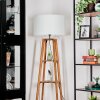 Flemming Staande lamp Natuurlijke kleuren, Zwart, 1-licht