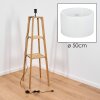 Flemming Staande lamp Natuurlijke kleuren, Zwart, 1-licht