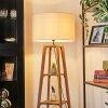 Flemming Staande lamp Natuurlijke kleuren, Zwart, 1-licht