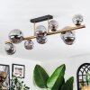 Chehalis Plafondlamp, Kogellampje Goud, Zwart, 10-lichts
