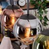 Gastor Hanglamp, Kogellampje, Hanglamp Blauw, Chroom, Groen, Koperkleurig, Rookkleurig, 4-lichts