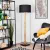 Flemming Staande lamp Natuurlijke kleuren, Zwart, 1-licht
