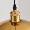 Koyoto Hanglamp, Kogellampje, Hanglamp Goud, 1-licht