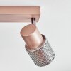 Nelar Plafondlamp, Plafondspot Brons, Chroom, 4-lichts