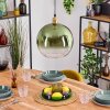 Koyoto Hanglamp, Kogellampje, Hanglamp Goud, 1-licht