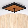 Bongal Plafondlamp Natuurlijke kleuren, Zwart, 1-licht