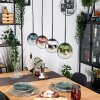 Gastor Hanglamp, Kogellampje, Hanglamp Blauw, Chroom, Groen, Duidelijk, Koperkleurig, Rookkleurig, 4-lichts