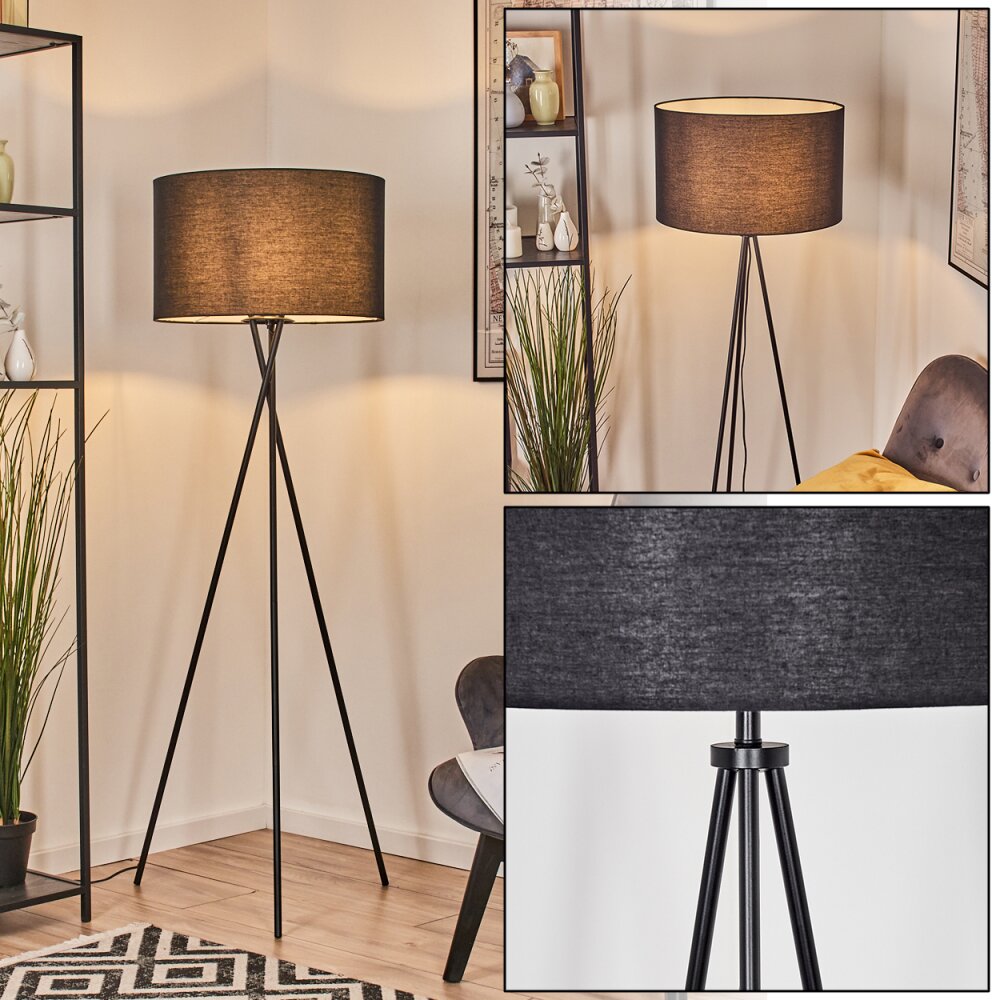 Flemming Staande lamp Zwart, 1-licht main product photo