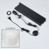 Flemming Staande lamp Zwart, 1-licht