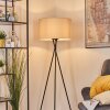 Flemming Staande lamp Zwart, 1-licht