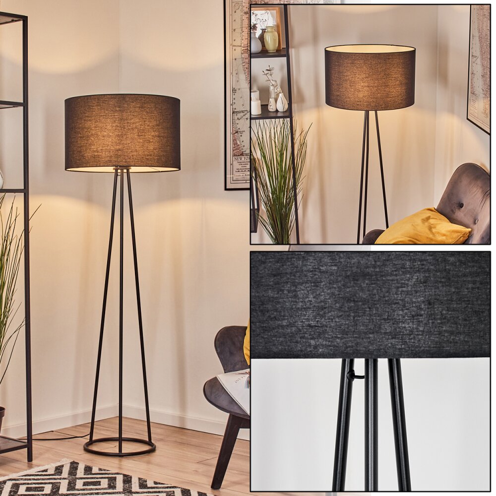 Flemming Staande lamp Zwart, 1-licht main product photo