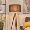 Flemming Staande lamp Natuurlijke kleuren, Zwart, 1-licht
