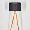 Flemming Staande lamp Natuurlijke kleuren, Zwart, 1-licht