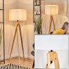 Flemming Staande lamp Natuurlijke kleuren, Zwart, 1-licht