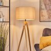 Flemming Staande lamp Natuurlijke kleuren, Zwart, 1-licht