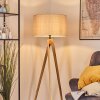 Flemming Staande lamp Natuurlijke kleuren, Zwart, 1-licht