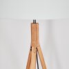 Flemming Staande lamp Natuurlijke kleuren, Nikkel mat, 1-licht