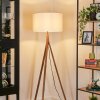 Flemming Staande lamp Natuurlijke kleuren, Nikkel mat, 1-licht