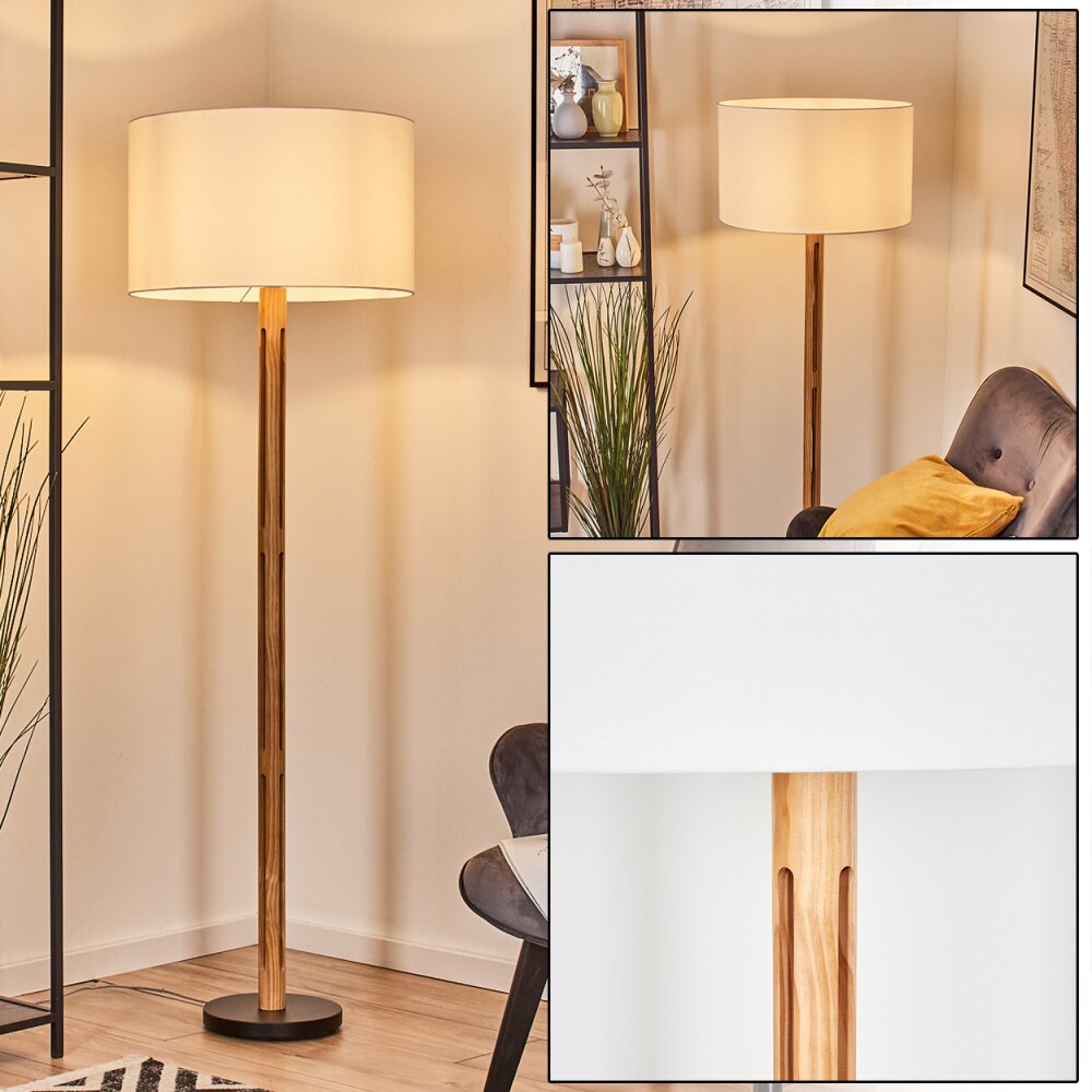 Flemming Staande lamp Natuurlijke kleuren, Zwart, 1-licht main product photo