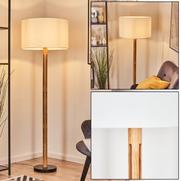 Flemming Staande lamp Natuurlijke kleuren, Zwart, 1-licht Flemming Staande lamp Natuurlijke kleuren, Zwart, 1-licht