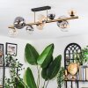 Chehalis Plafondlamp, Kogellampje Goud, Zwart, 10-lichts